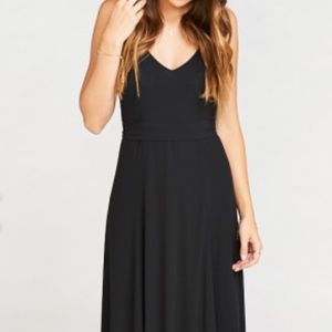 Show Me Your Mumu Black Maxi Dress Bridesmaid